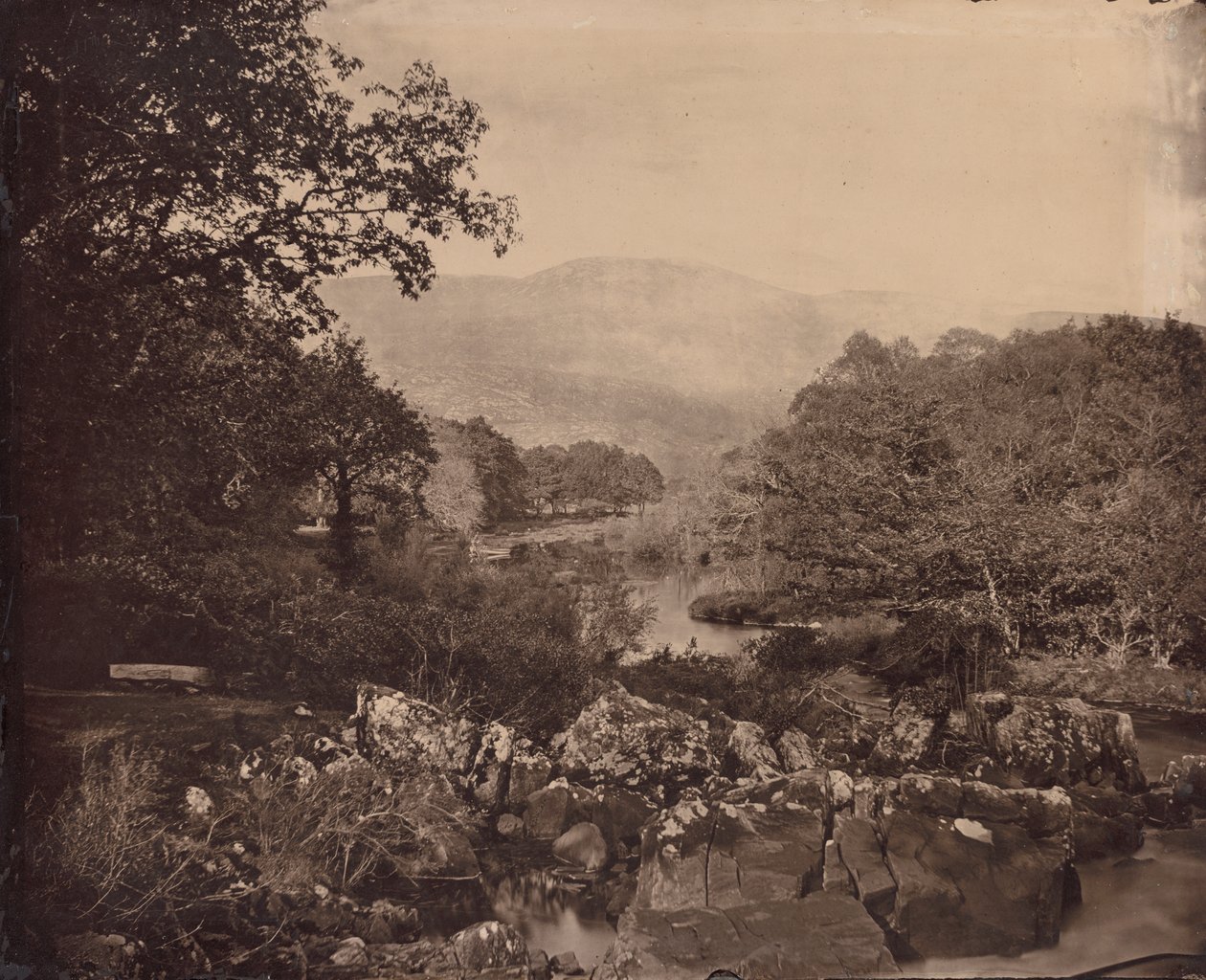 1870年代，Dennicanniby，草坪上的景色。 作者 弗农·希思