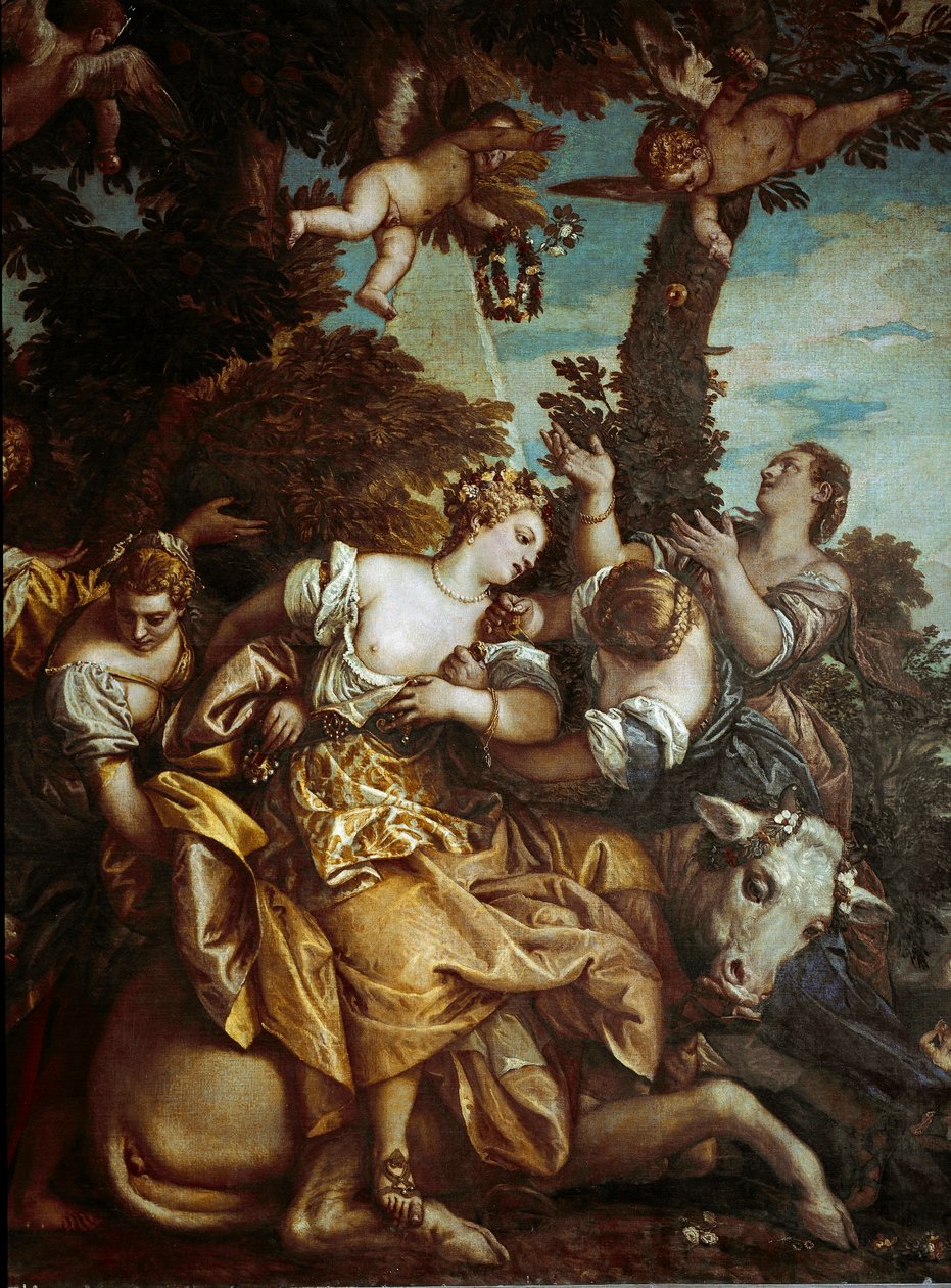绑架欧洲。 Paolo Caliari绘画Paolo Veronese 作者 委罗内塞