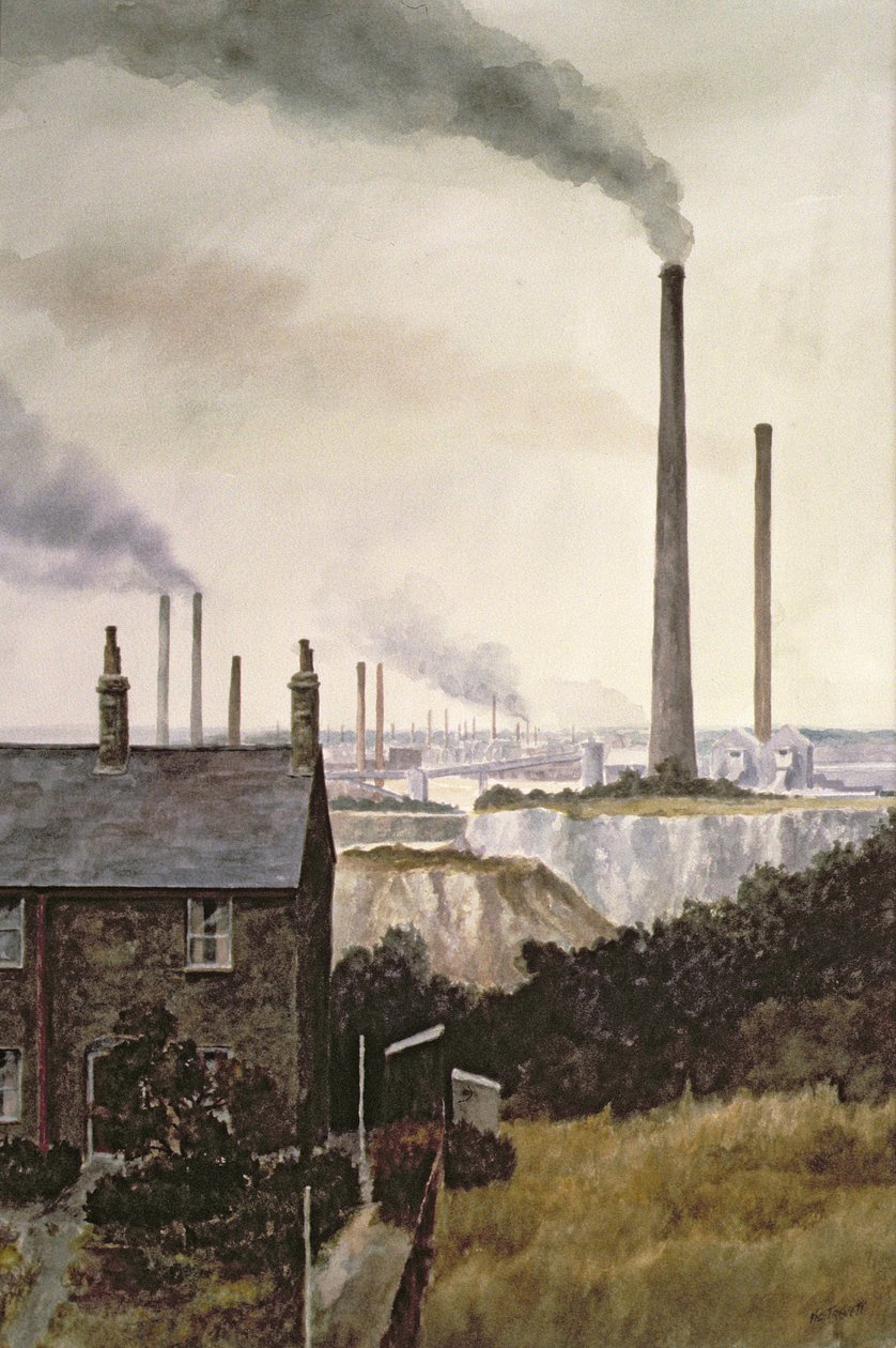 北肯特景观 -  Nr。 Northfleet，Gravesend 作者 维克·特雷维特（Vic Trevett）