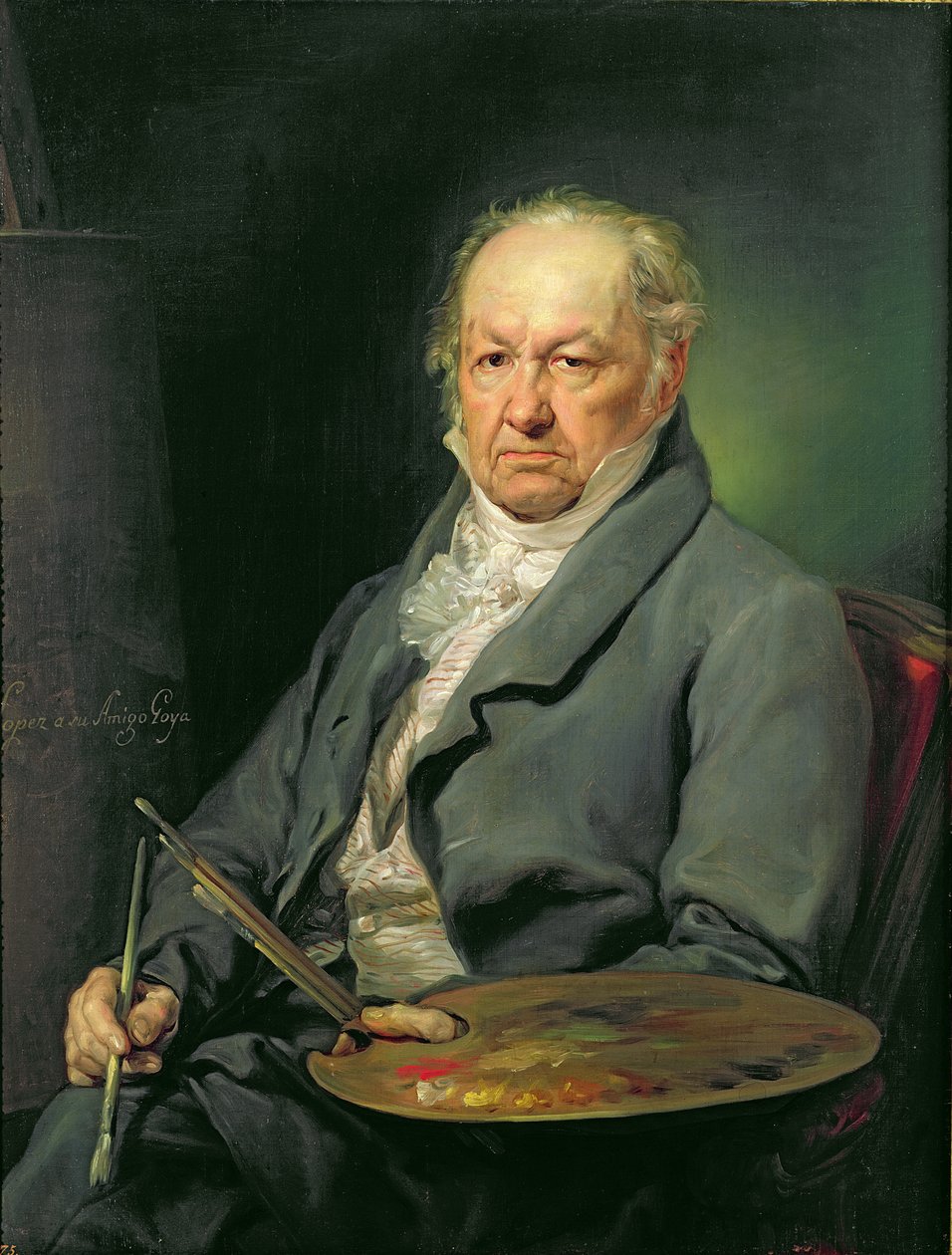 Francisco Jose de Goya，1826年 作者 维森特·洛佩兹和波塔纳