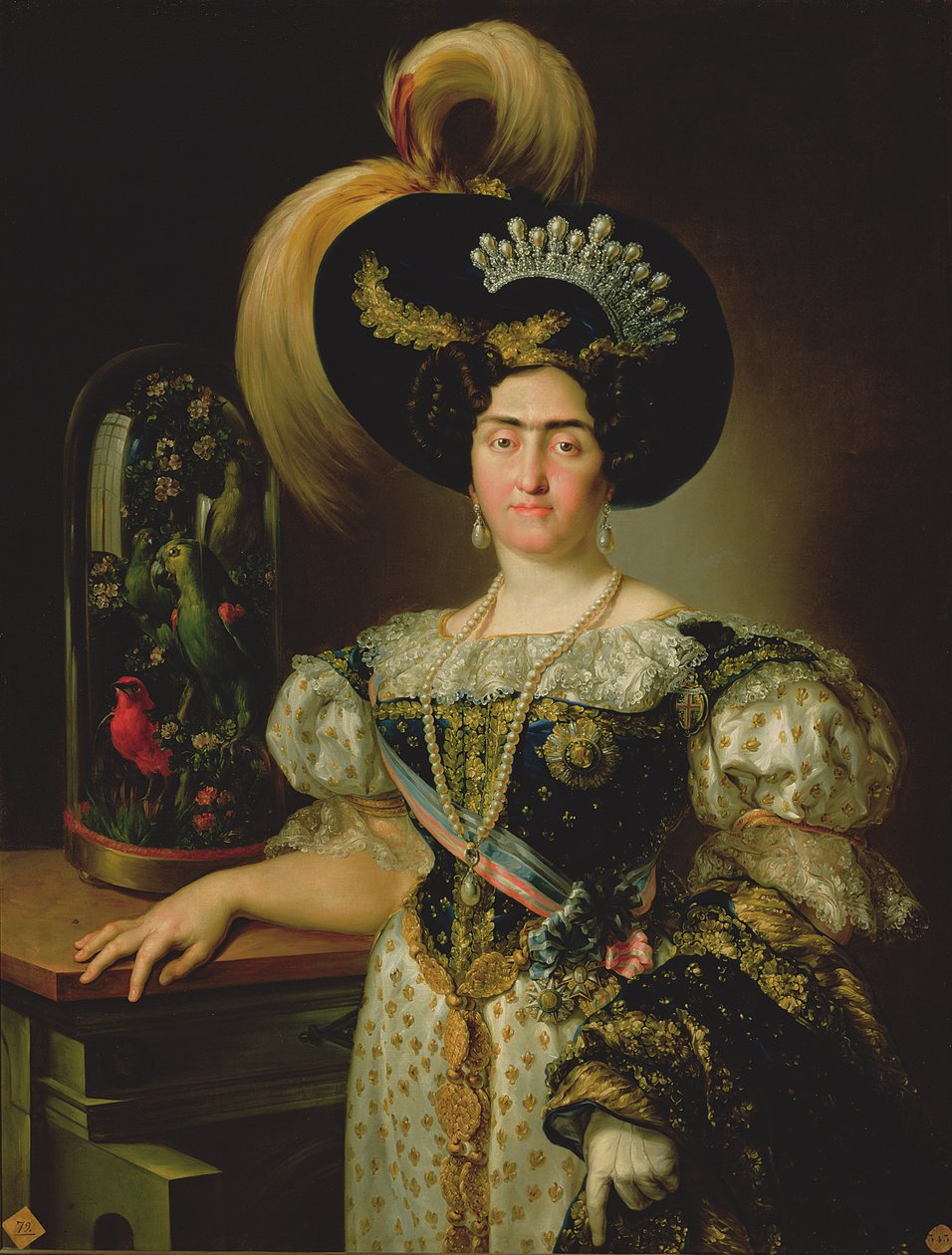 Maria Francisca de Braganca和Bourbon 作者 维森特·洛佩兹和波塔纳