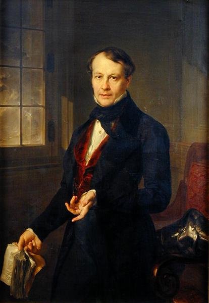 Aaron Vail（1796-1878）c.1845的肖像（参见149723） 作者 维森特·洛佩兹和波塔纳