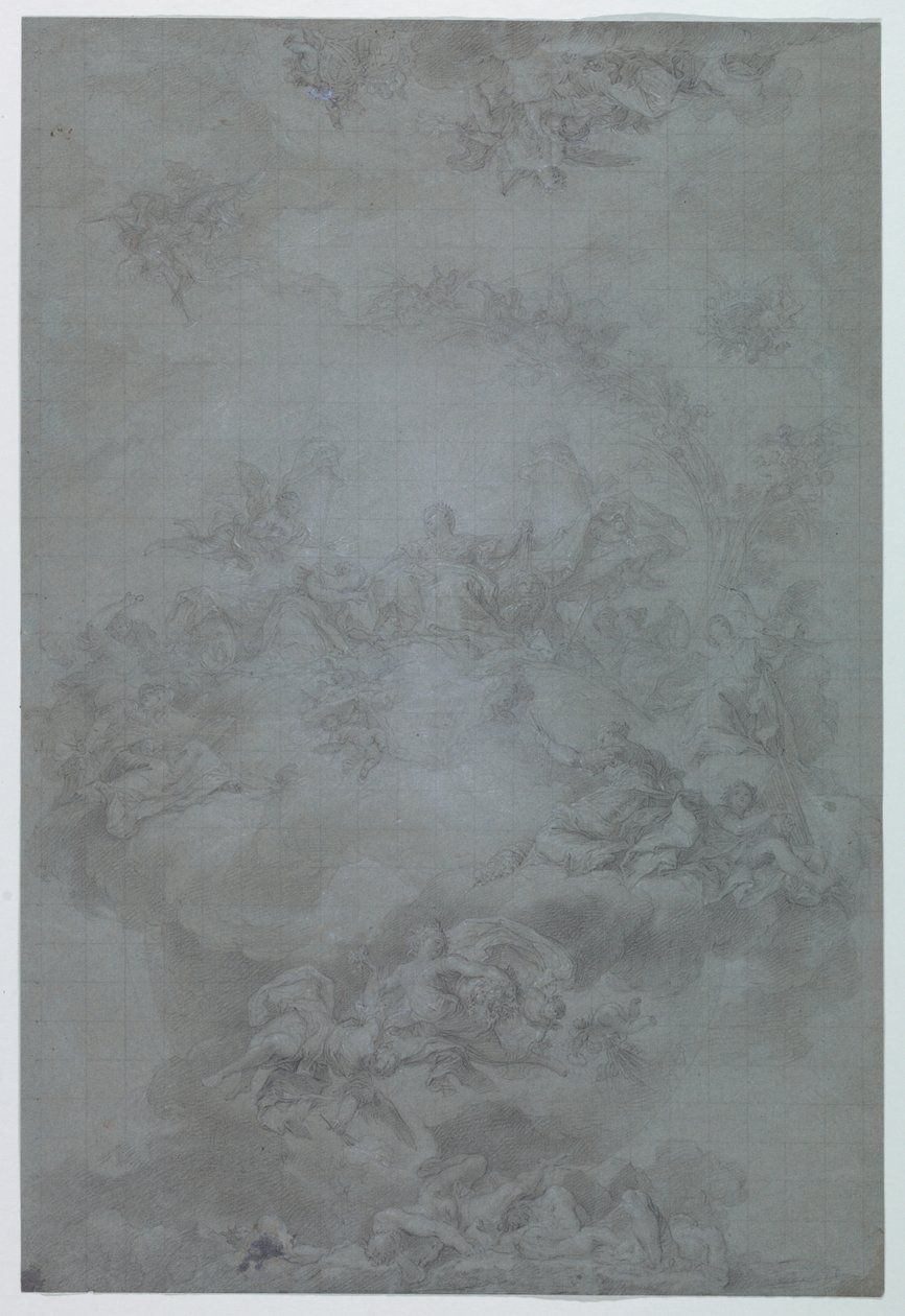 西班牙马德里王后赌场天花板彩绘装饰研究 作者 维森特·洛佩兹和波塔纳