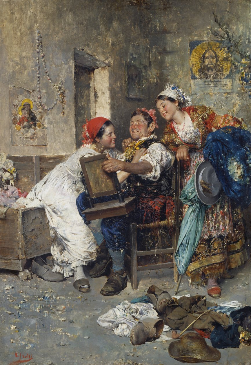 吉普赛人，男人与两个女人 作者 Vicenzo Irolli