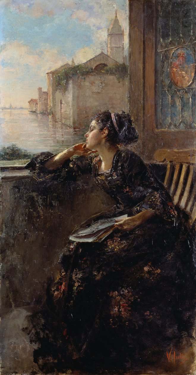 冥想（布面油画 作者 Vicenzo Irolli