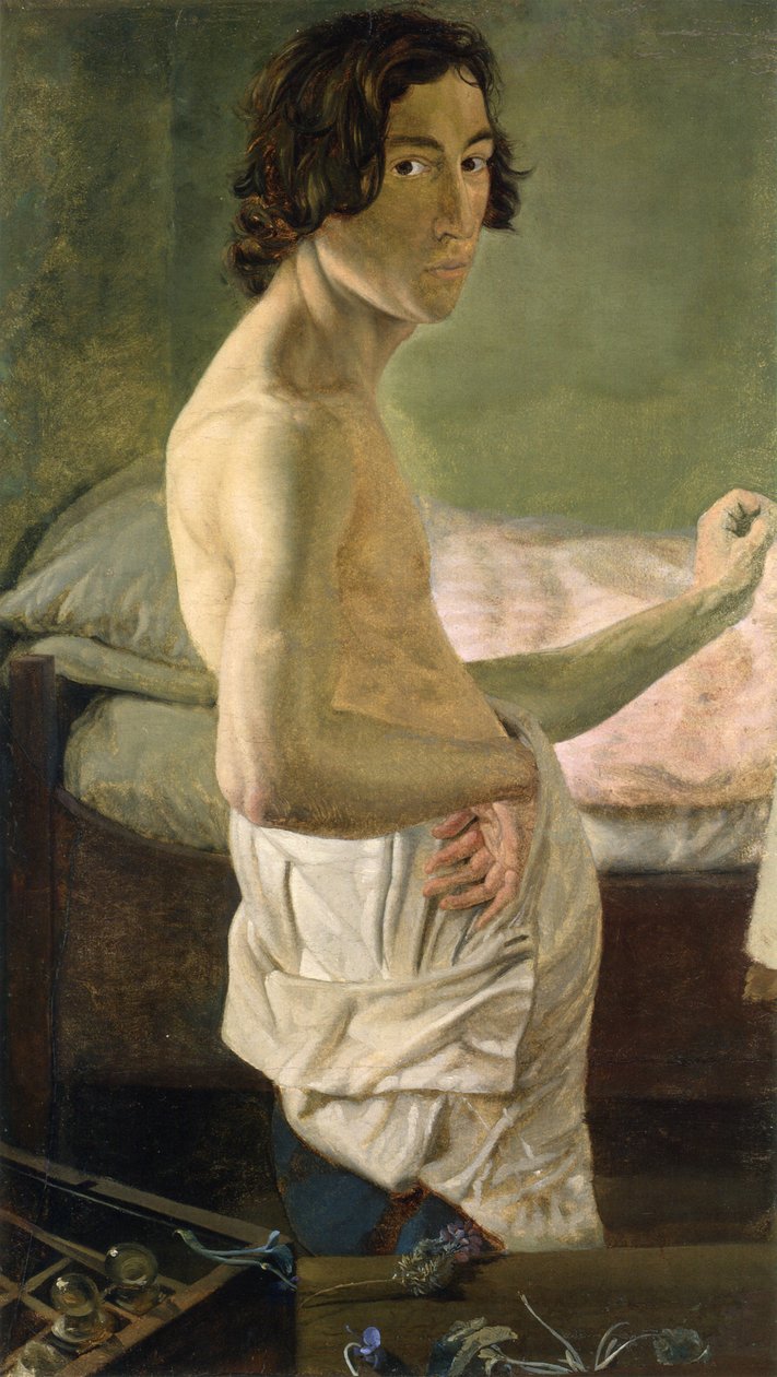 在画架上的自画像 作者 维克多·埃米尔·詹森（Victor Emil Janssen）