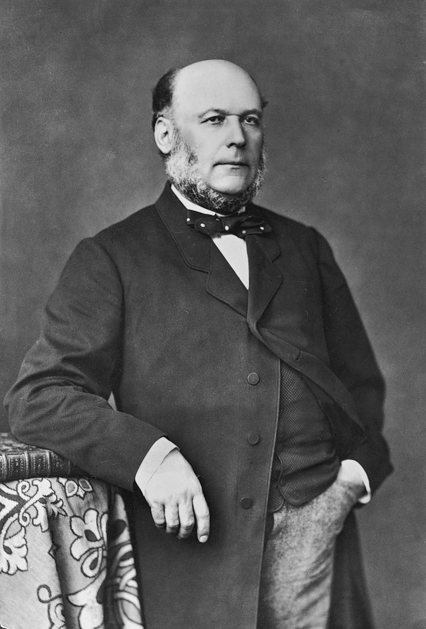 Francois-Judith-PaulGrévy的肖像，被称为JulesGrévy，1860年 作者 维克多·弗兰克