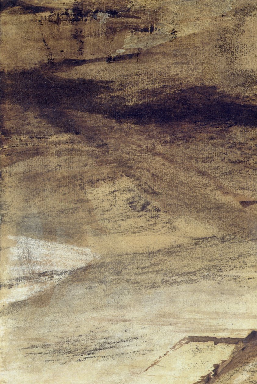 无题，1850年（棕色印度墨水在纸上） 作者 维克多·雨果