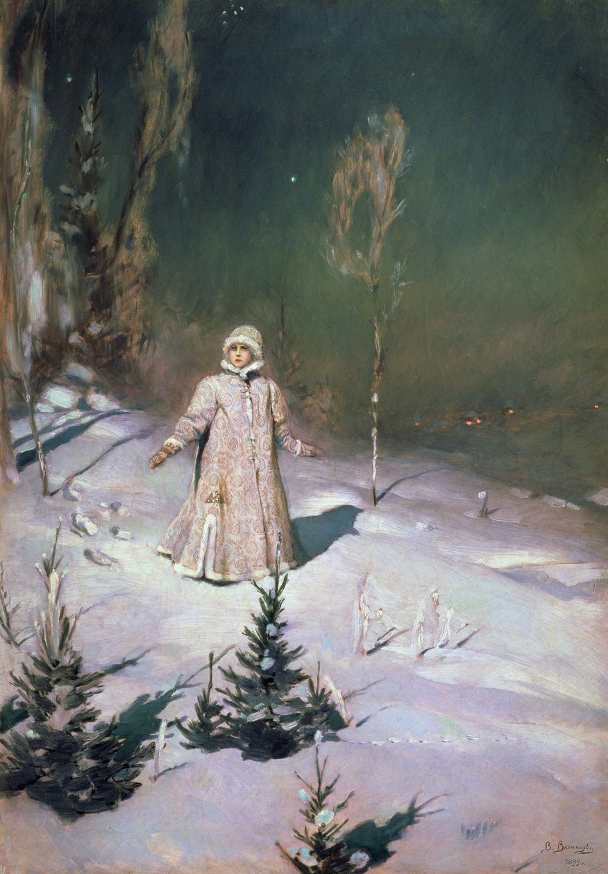 雪少女，1899年 作者 维克多。