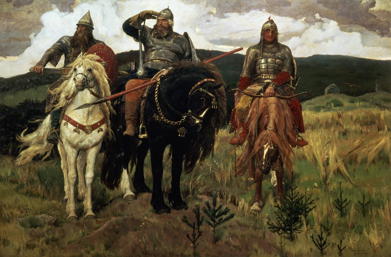 战士骑士，1881-98 作者 维克多。