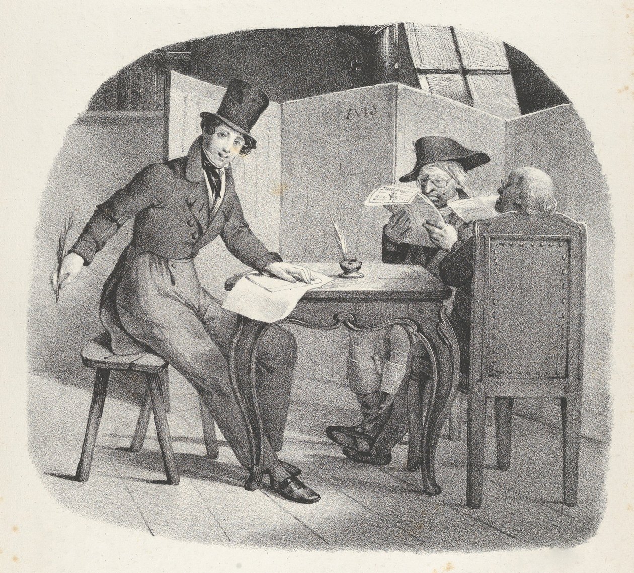 第十五章：Ecrivons à la Vielle 为老年人写的文章，1824年。 作者 维克多·亚当