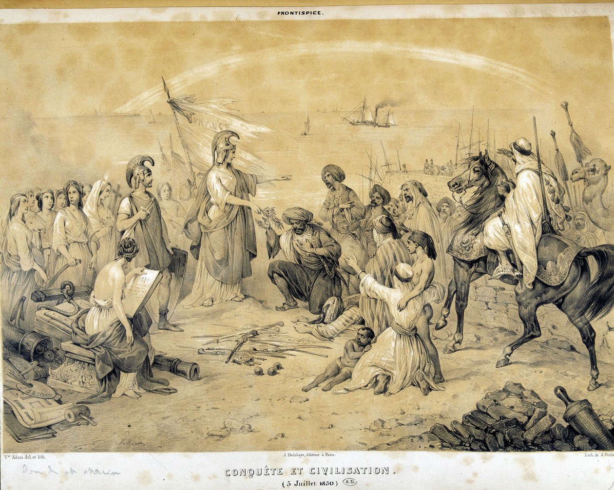 Conquete and Civilization: Allegory of Colonialism - by Adam 作者 维克多·亚当