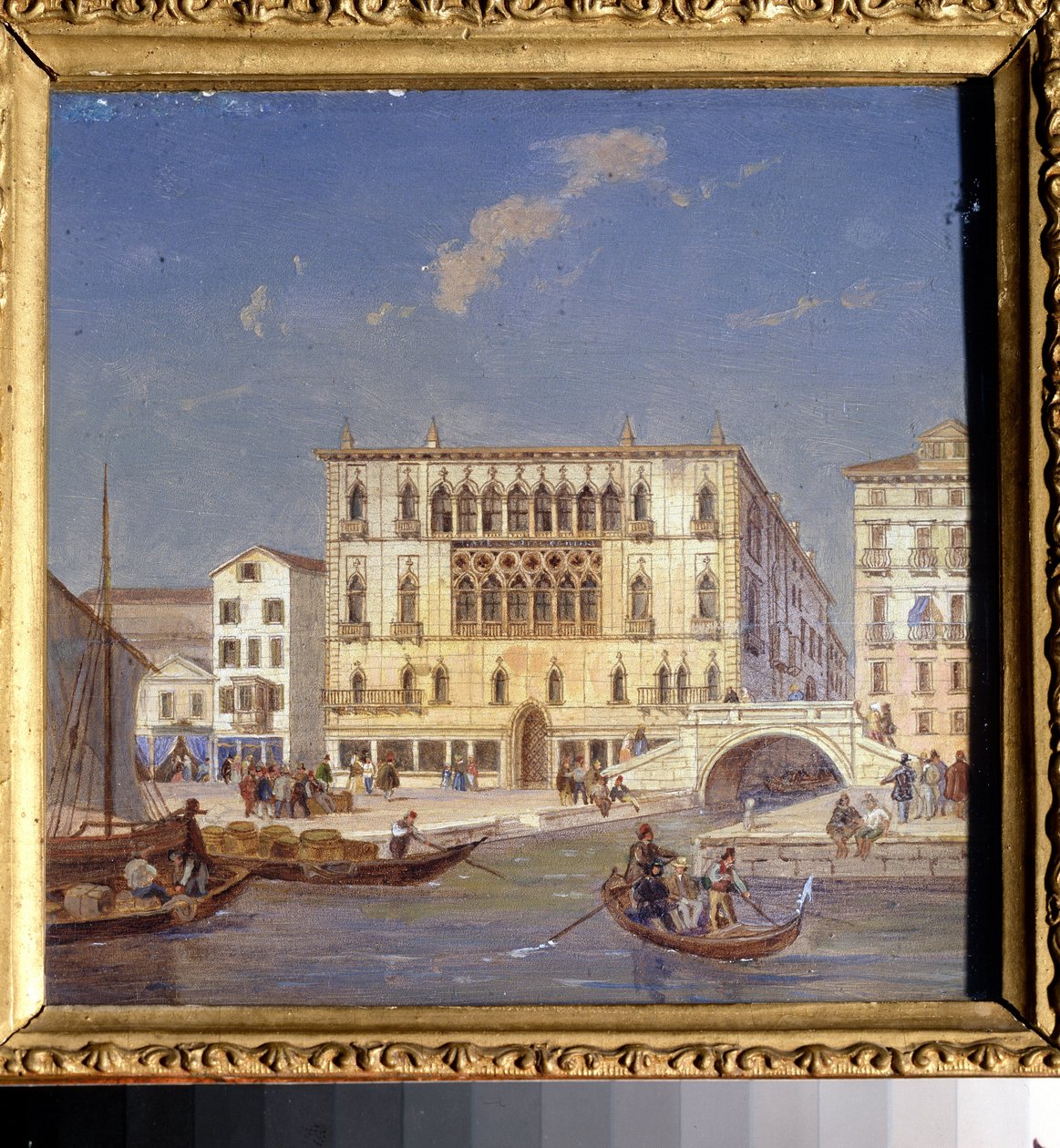 "Vue de Venise : le palais Bernardo"（《威尼斯风光：贝尔纳多宫》） Jean-Victor (Jean Victor) Vincent Adam (1801-1867) 19eme siecle 俄罗斯图拉国立艺术博物馆 作者 维克多·亚当