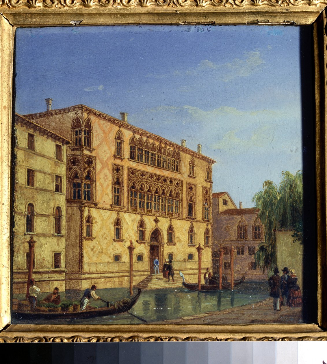 "Vue de Venise : le palais Giovanelli"（《威尼斯风光：乔瓦内利宫》） Jean-Victor (Jean Victor) Vincent Adam (1801-1867) 19 世纪 俄罗斯图拉国家艺术博物馆 作者 维克多·亚当