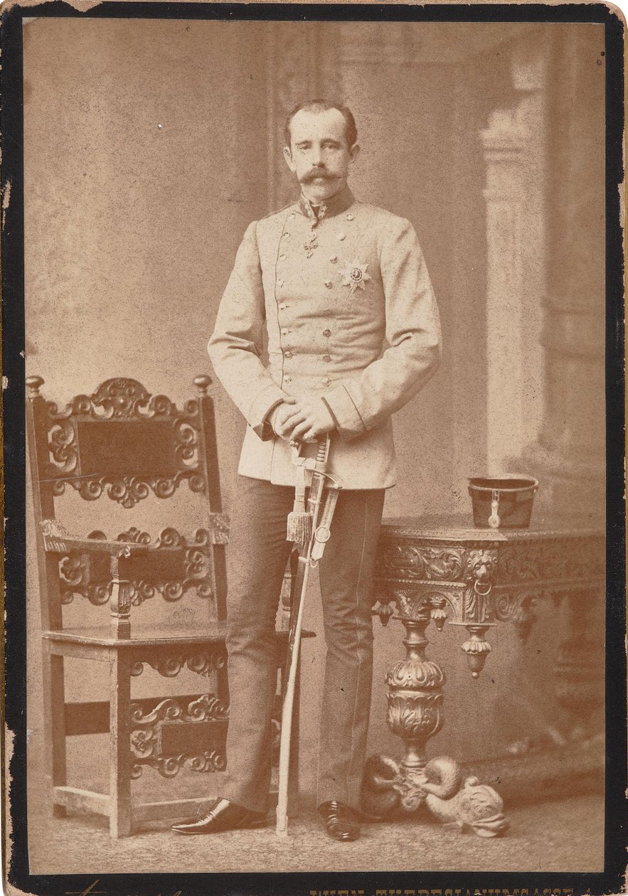 鲁道夫，奥地利王储1858-1889年，1888年。 作者 维克多·安格勒