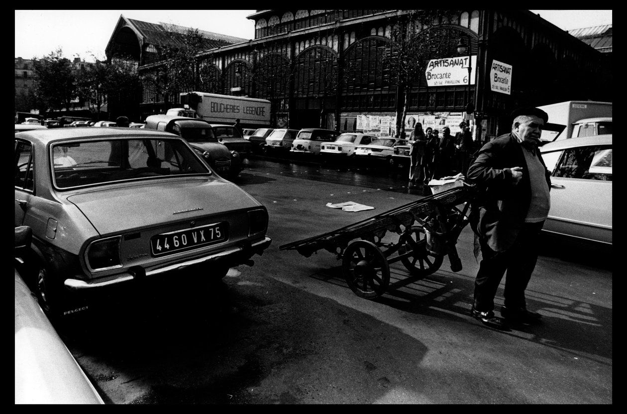1971年8月拆除前的巴黎大厅（黑白照片）。 作者 维克多·巴尔塔（Victor Baltard）