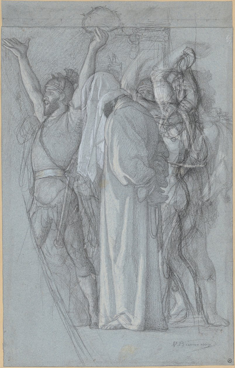 对基督的嘲弄 作者 Victor Francois Eloi Biennourry