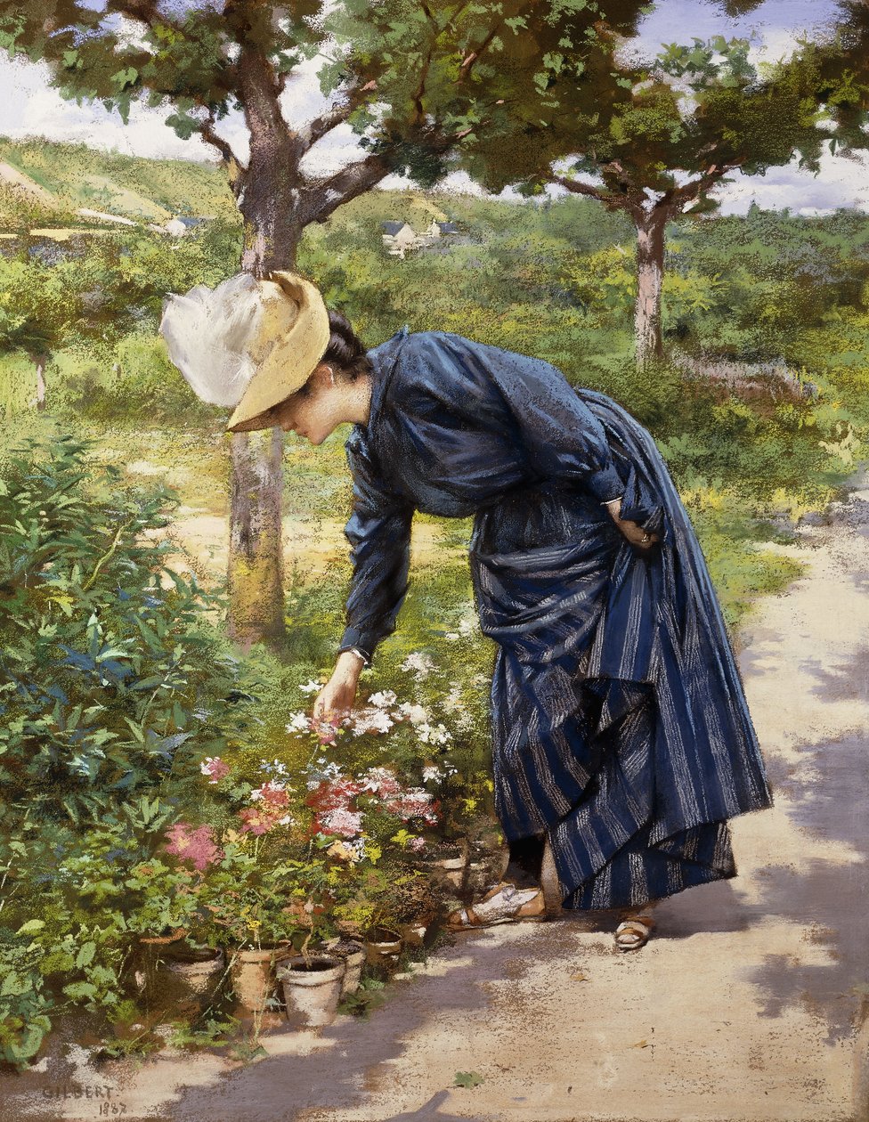 花园小姐（1887） 作者 维克多·加布里埃尔·吉尔伯特