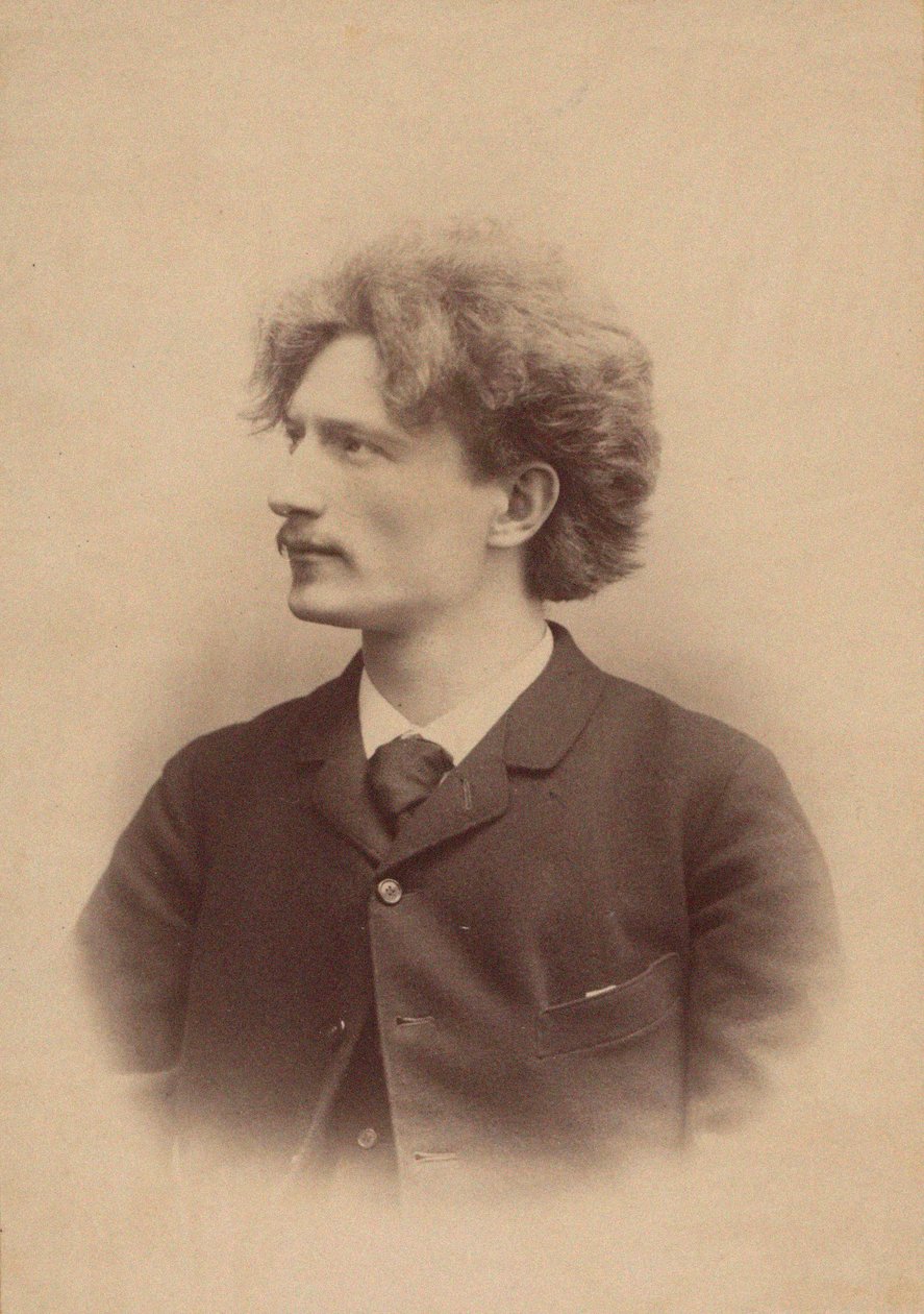 作曲家伊格纳西-扬-帕德莱夫斯基的肖像 1860-1941年，1889-1890年。 作者 维克多·吉拉德