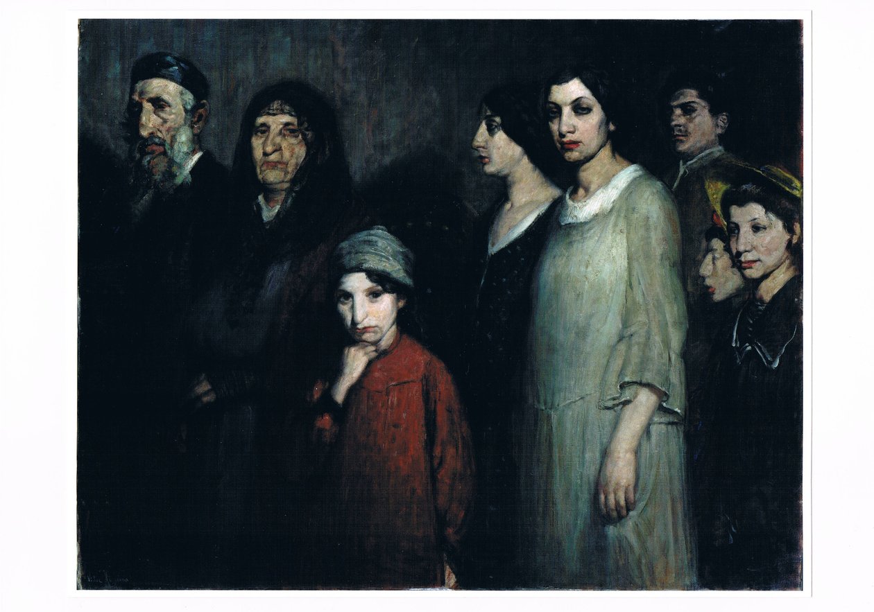 移民》，约 1910 年（布面油画） 作者 维克多·哈格曼