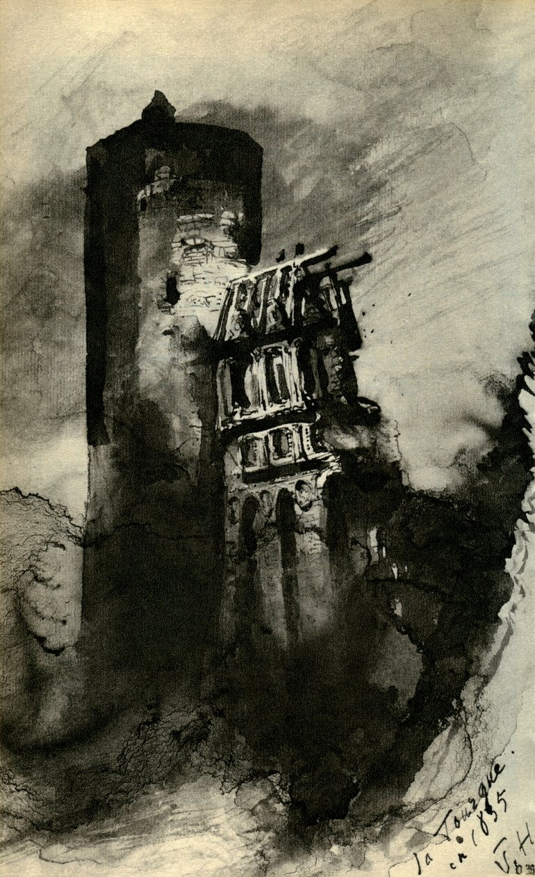 拉图格（La Tourgue），1835年 作者 维克多·雨果