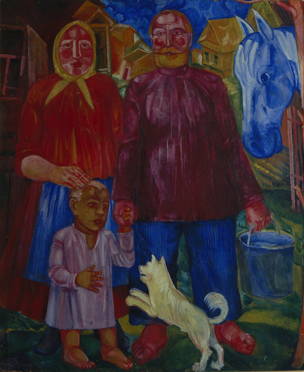 Serednyaks家庭，1929年 作者 维克托·尼坎德罗维奇·帕尔莫夫（Victor Nikandrovich Palmov）