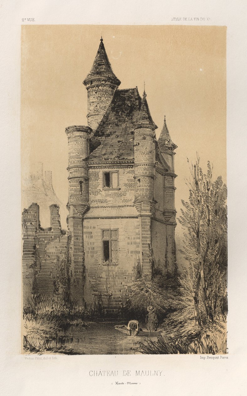 P11，Chateau De Maulny Haute-Marne，1860年。 作者 维克多·佩蒂特