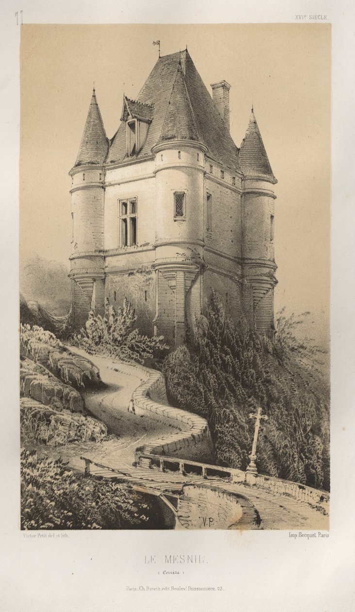 ... PL。 77，勒梅尼尔·科雷兹（Le MesnilCorrèze），1860年。 作者 维克多·佩蒂特