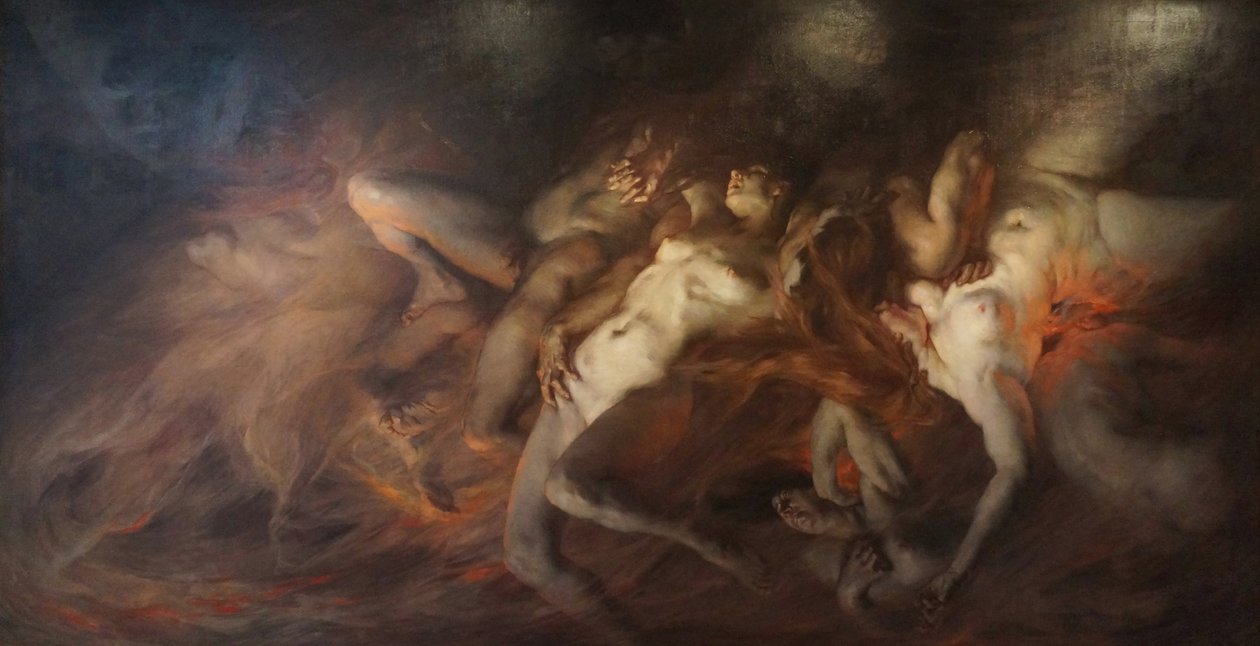 Voluptuous》，1889年。 作者 维克多·普鲁韦