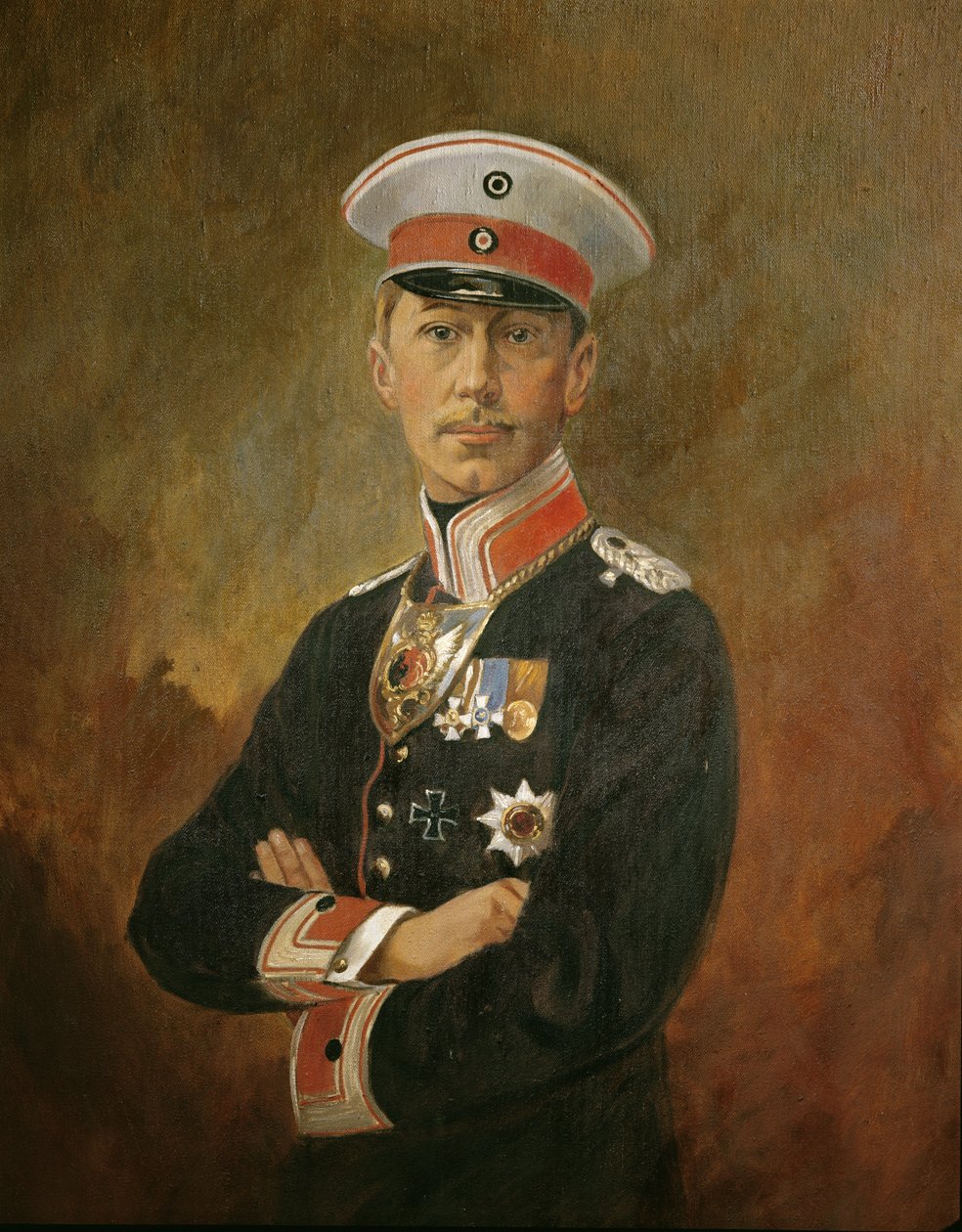 霍亨索伦王储威廉，c.1916（布面油画） 作者 维也纳内多曼斯基工作室