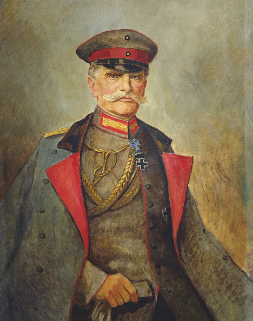 奥古斯特-冯-麦肯森将军，约 1916 年（布面油画） 作者 维也纳内多曼斯基工作室