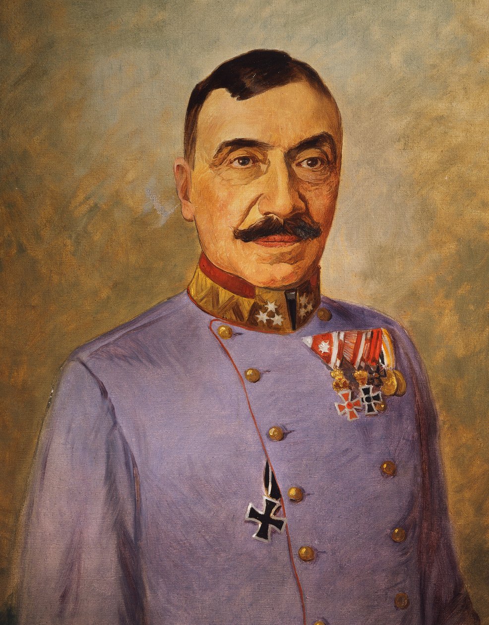 General Karl von Pflanzer-Baltin, c.1916 (oil on canvas) 作者 维也纳内多曼斯基工作室
