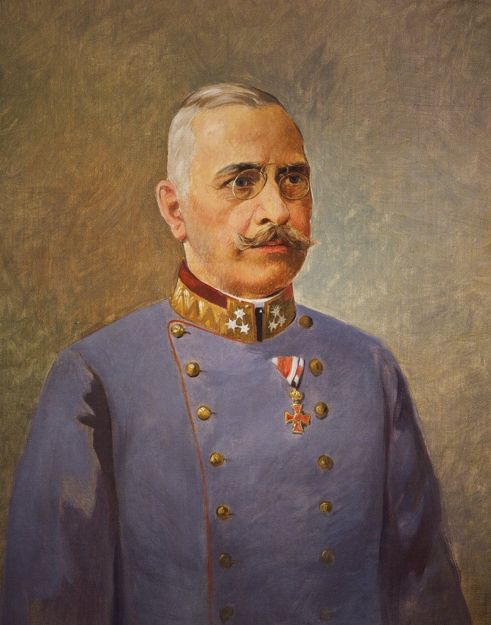 维克多·丹克尔·冯·克拉斯尼克将军，c.1916（布面油画） 作者 维也纳内多曼斯基工作室
