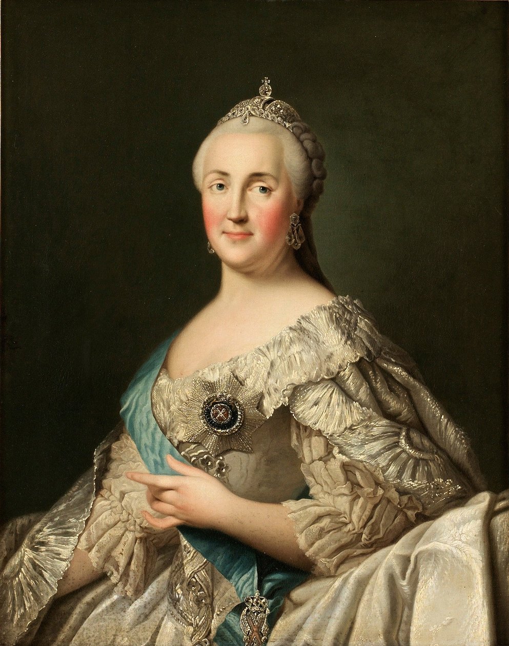 凯瑟琳二世女皇肖像1729-1796，c。 1780年 作者 维吉留斯·埃里克森（Vigilius Erichsen）