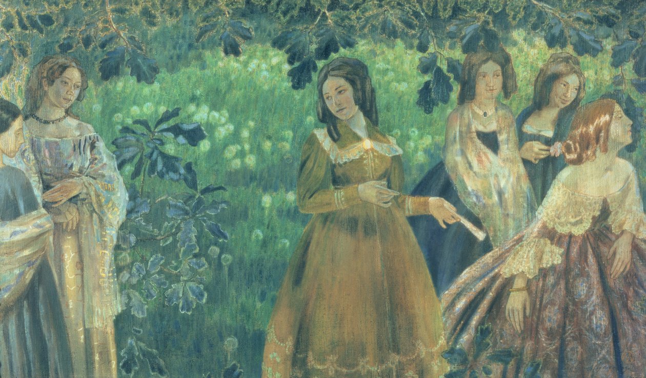 翡翠项链，1903-04 作者 维克多·埃尔皮迪佛罗维奇·鲍里索夫·穆萨托夫