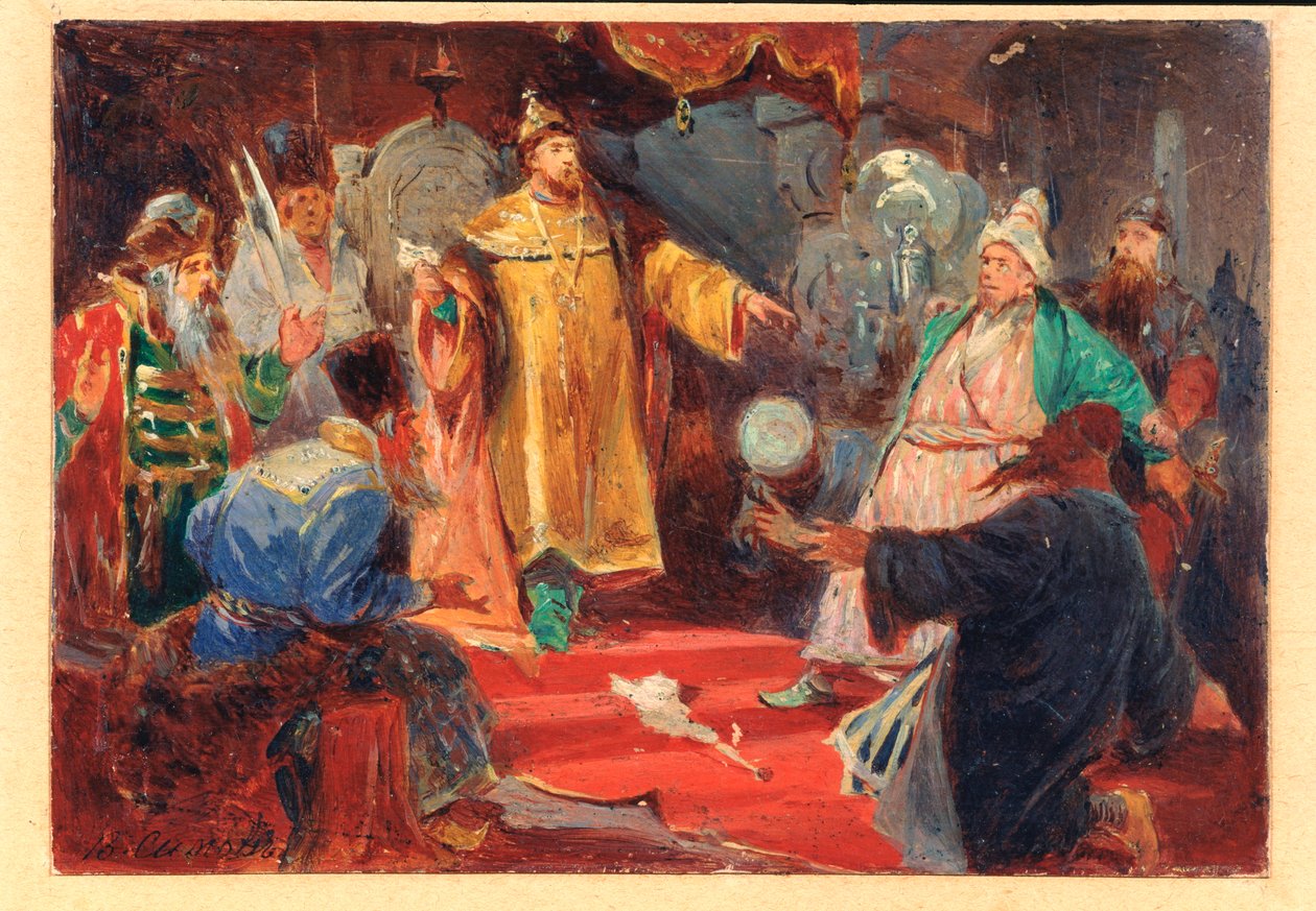 沙皇伊凡三世 (dit The Great 作者 维克多·安德烈耶维奇·西莫夫（Viktor Andreyevich Simov）
