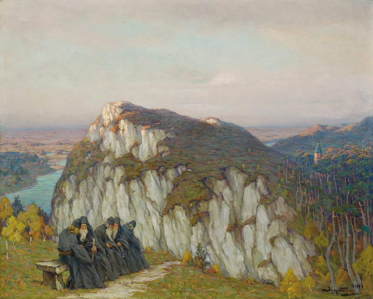 沉默之音，1907年 作者 维克多·伊万诺维奇·扎鲁宾（Viktor Ivanovich Zarubin）