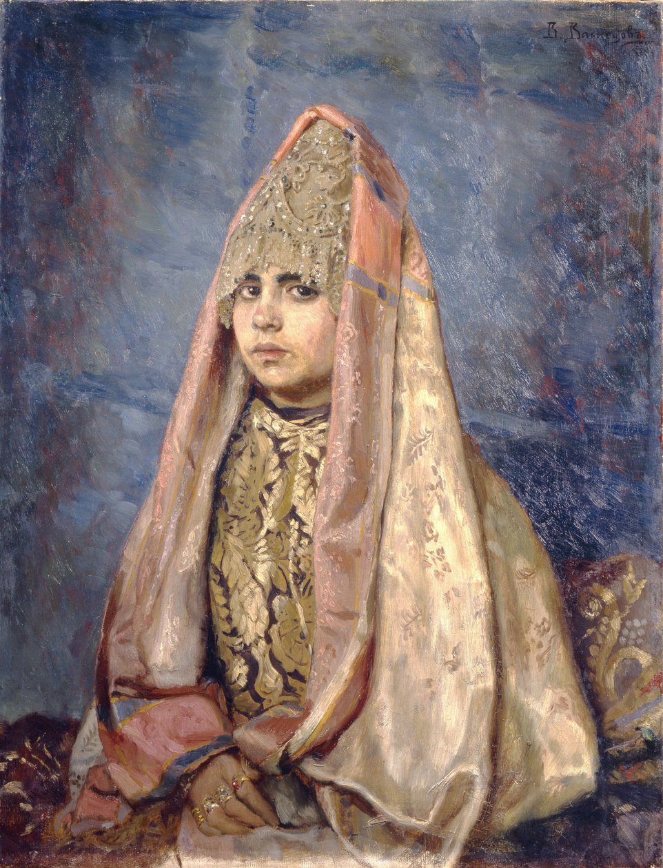 博雅斯的妻子，1884年 作者 维克托·米哈伊洛维奇·瓦斯涅佐夫