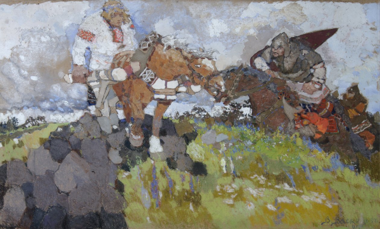 米库拉（Mikula Selyaninovich），1917年 作者 维克托·米哈伊洛维奇·瓦斯涅佐夫