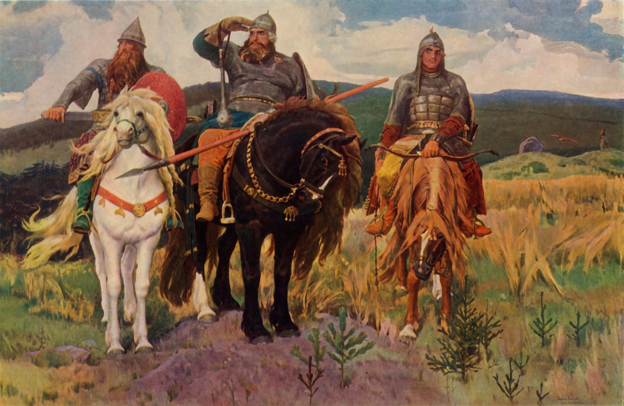 勇士，1898年，1965年。 作者 维克托·米哈伊洛维奇·瓦斯涅佐夫