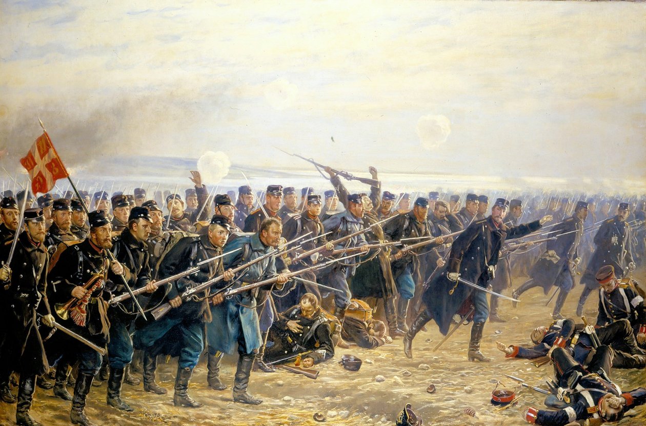 1864年4月18日在Dybbl发生的第八旅攻击 作者 维尔赫姆·罗森斯坦德