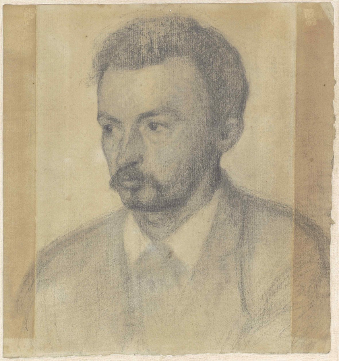 自画像，1895年。 作者 威廉·哈默修伊