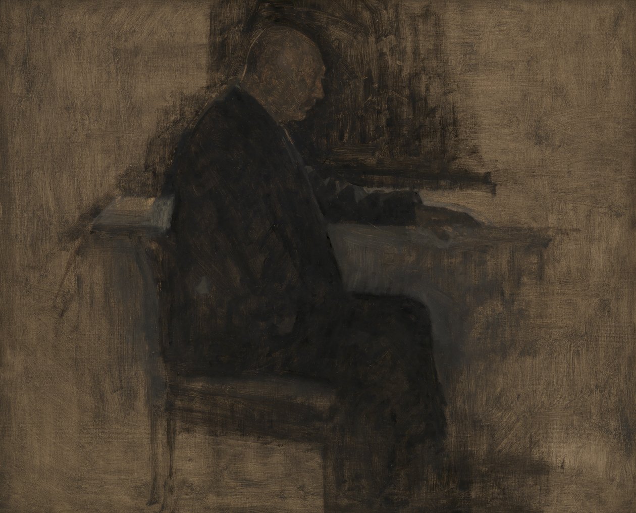 建筑师 Thorvald Bindesbøll 作者 威廉·哈默修伊