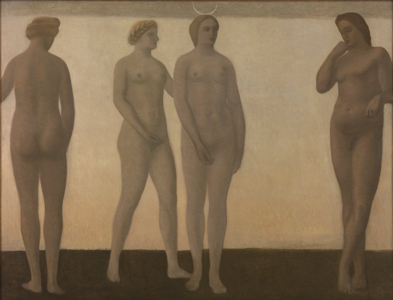 阿耳忒弥斯，1893-94 作者 威廉·哈默肖伊