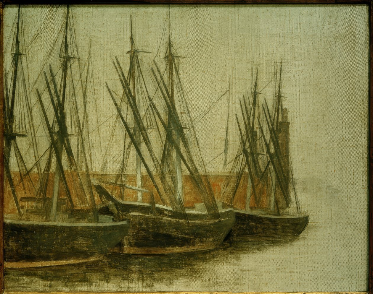 克里斯琴沙文·卡纳尔（Christianshavns Kanal） 作者 威廉·哈默肖伊
