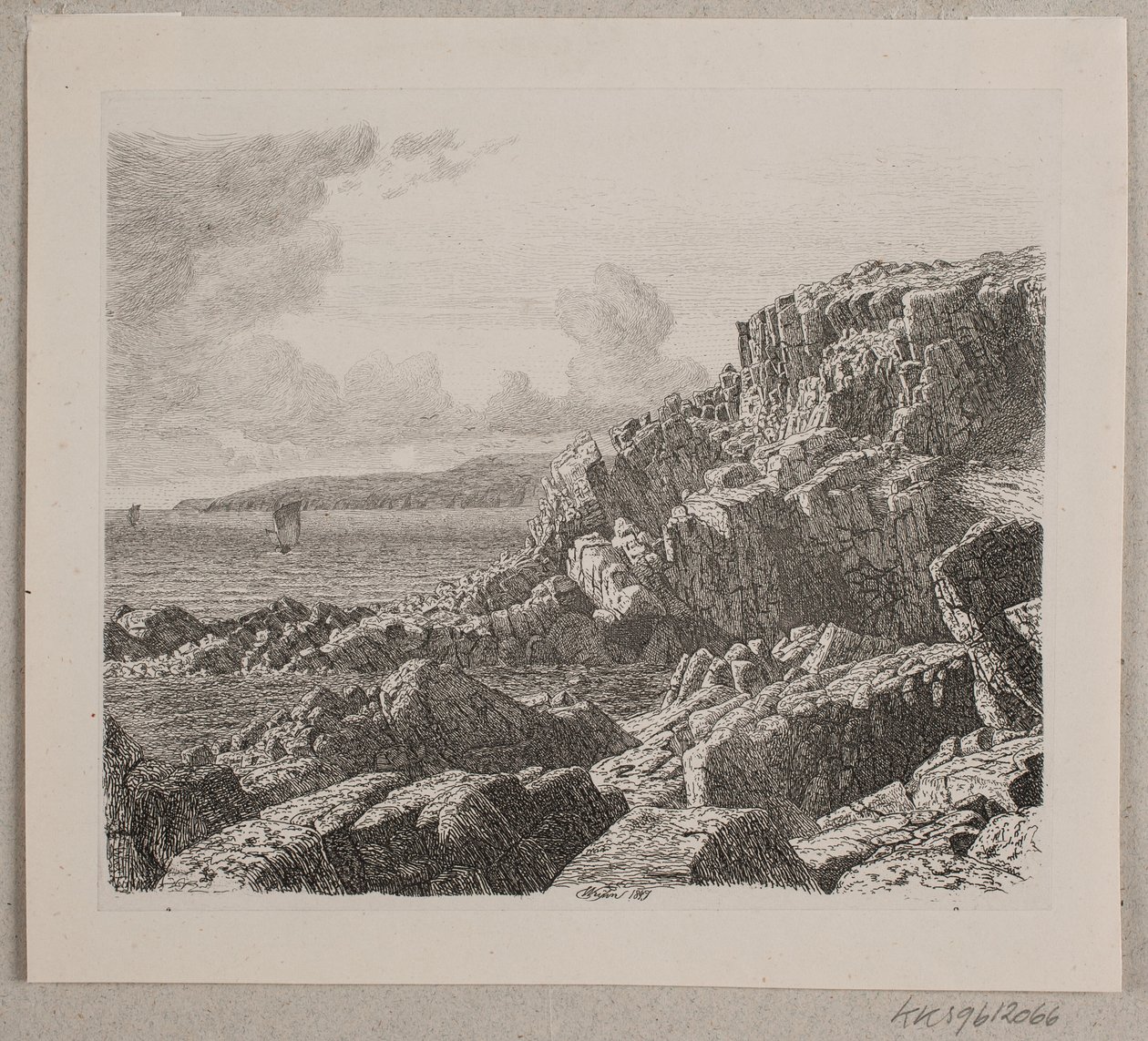 博恩霍尔姆岛（Bornholm）沿海地区 作者 威廉·肯