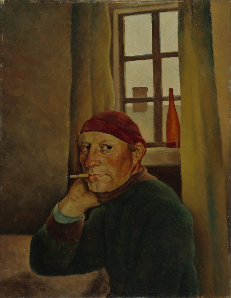 自画像》，1933年。 作者 维略·兰皮