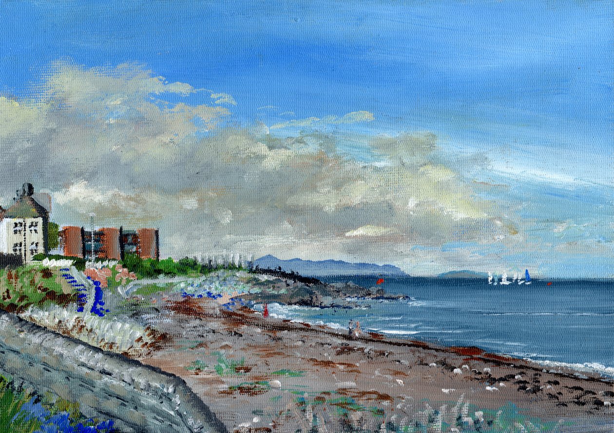 Greystones Ireland，2001，（丙烯酸帆布板） 作者 文森特·亚历山大·布斯