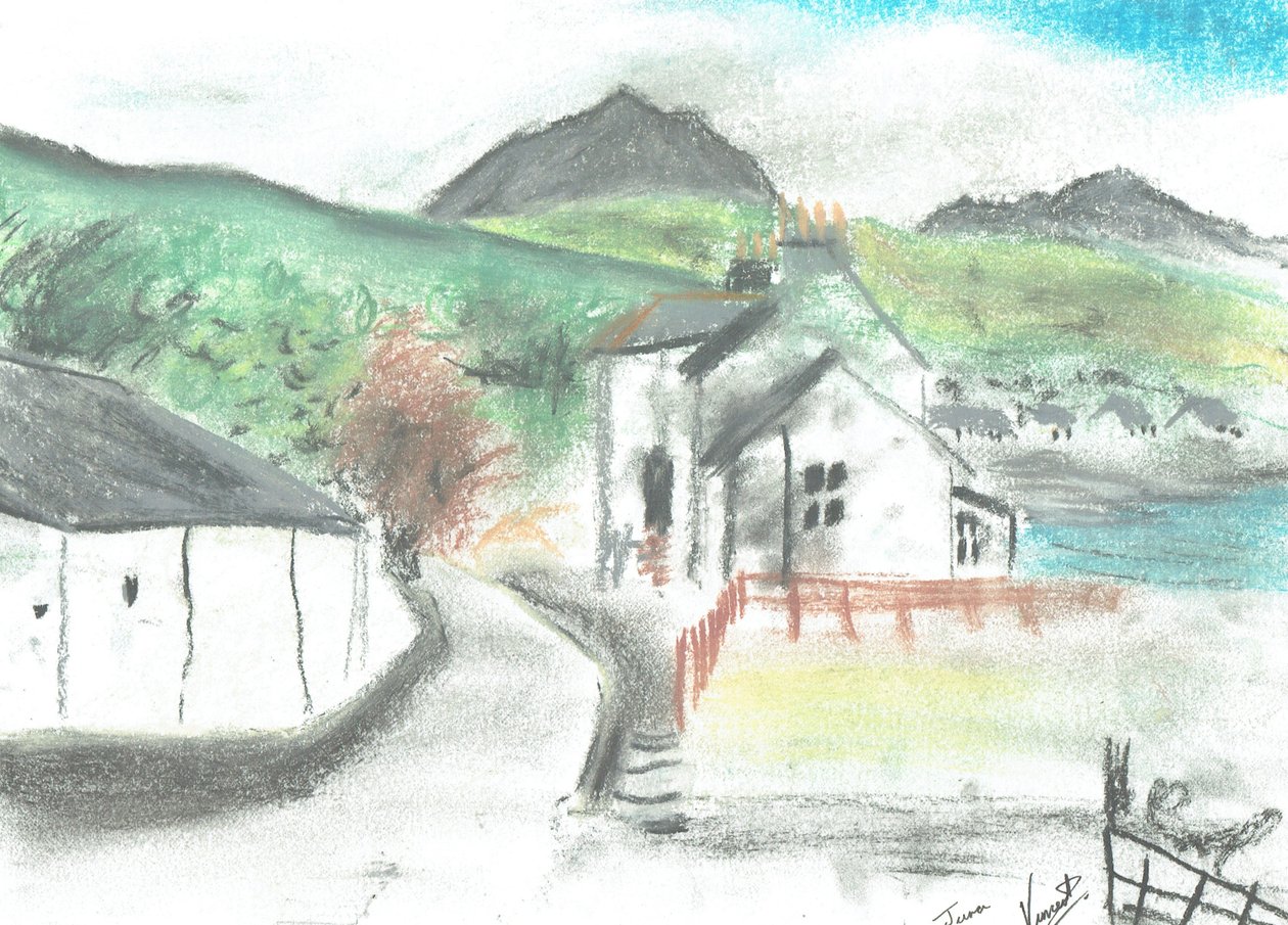 主要街道汝拉，2005年，（纸上粉彩） 作者 文森特·亚历山大·布斯