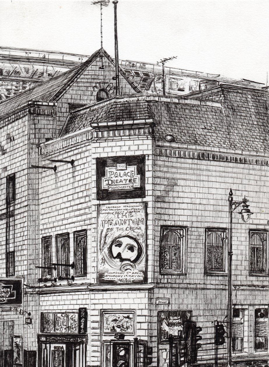 2013年曼彻斯特宫殿剧院（纸上墨水） 作者 文森特·亚历山大·布斯